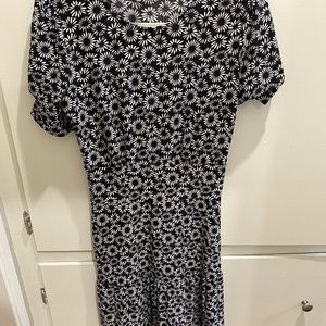 Topshop floral midi dress